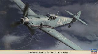 Hasegawa 1:48 Messerschmitt Bf - 109 G - 10 Njg11 Plastic Aircraft Model Kit 09771u