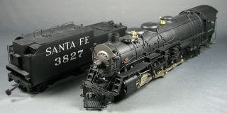 Atsf 2 - 10 - 2 Locomotive/tender,  3800 Class,  Sunset,  Brass,  O - Scale 2 - Rail