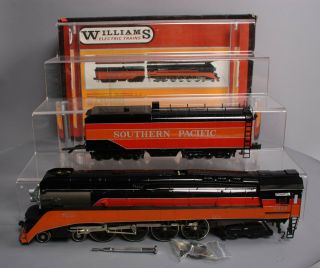 Williams 5600 Brass Southern Pacific 4 - 8 - 4 Gs - 4 Daylight Steam Locomotive Ln/box