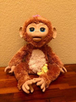 Furreal Friends Cuddles My Giggly Monkey 2012 Version With Toy Banana