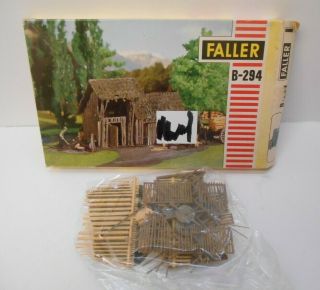 Vintage Faller Ho 294 Barn Kit Complete
