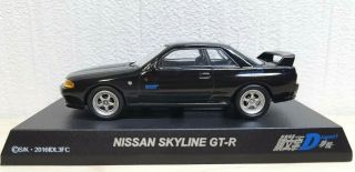 Kyosho 1/64 Initial D NISSAN SKYLINE GT - R BNR32 R32 Night Kids diecast car model 2