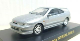 1/64 Kyosho Honda Integra Type R Silver Dc2 Acura Diecast Car Model