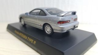 1/64 Kyosho HONDA INTEGRA TYPE R SILVER DC2 ACURA diecast car model 3