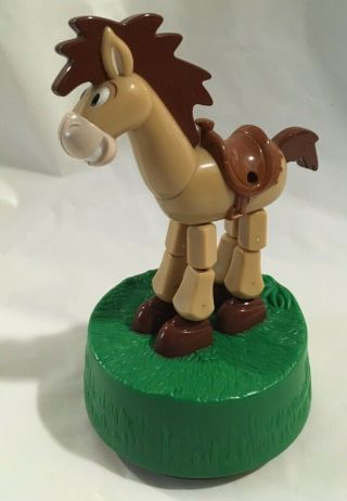 Vintage Toy Story 2 Bullseye Push Up Puppet Dancing Horse