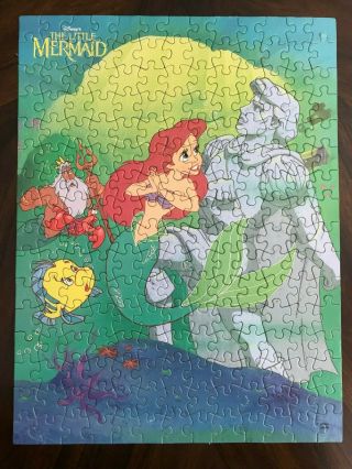 Vintage 1990 Disney ' s Little Mermaid 200 piece puzzle - Complete 2