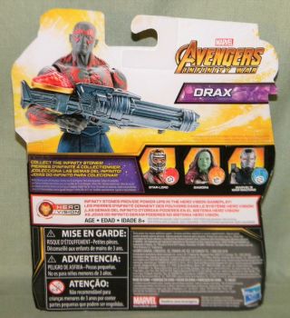 Drax Avengers Infinity War Basic 6 " Action Figure W/ Stone Guardians