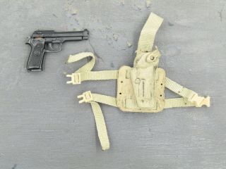 1/6 Scale Toy Cod Ghost - M9 Beretta W/tan Drop Leg Holster
