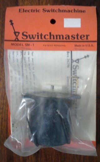 Switchmaster Part 1001 Sm - 1 Premium Switch Machine