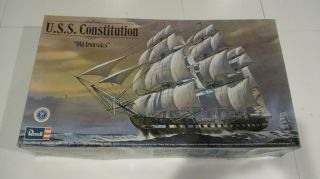 1974 Revell 1/96 U.  S.  S.  Constitution " Old Ironsides " Model Ship Kit - H - 398
