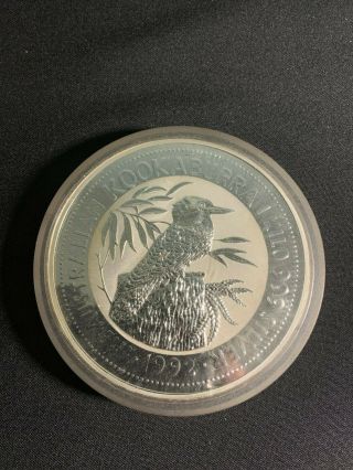 1992 $30 1 Kg (kilo) 32.  15 Oz Australian Kookaburra Silver Bullion Coin
