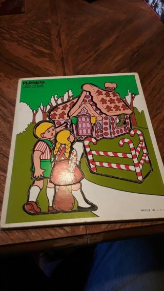 Playskool Hansel And Gretel Puzzle Vintage
