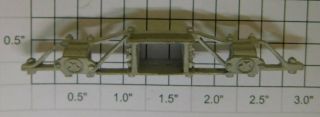 Acme 1000x - 101 G Scale Metal Truck Side Frames (set Of 4)