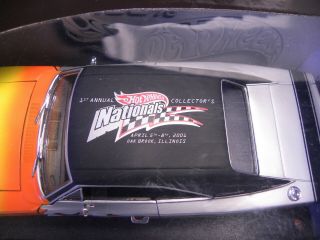 HOT WHEELS DODGE CHARGER 1:18 1st ANNUAL COLLECTORS NATIONALS 2001 2