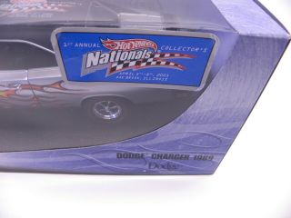HOT WHEELS DODGE CHARGER 1:18 1st ANNUAL COLLECTORS NATIONALS 2001 3