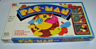 Vintage 1980 Milton Bradley Pac - Man Board Game 100 Complete Black Friday