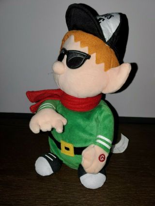 Gemmy Animated Christmas Rapping Notorious Elf Singing Dancing Plush E.  L.  F 3