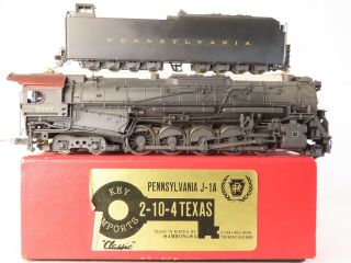 Key Imports Ho Brass Classic Pennsylvania Rr 2 - 10 - 4 Texas J - 1a Steam Dcc Sound