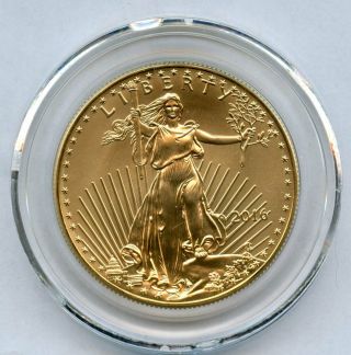 2016 Bu American Gold Eagle 1 Oz Uncirculated