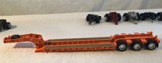 1/64 Dcp/ First Gear Orange Fontaine Magitude Lowboy Trailer