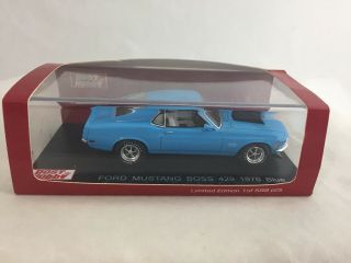 1/43 Spark Post Hobby 1970 Ford Mustang Boss 429,  Blue,  Ps003a