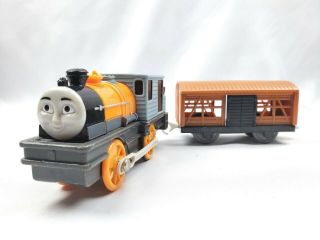 Tomy Gullane Trackmaster Thomas & Friends Train Dash Orange 2009 Brown Cargo