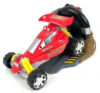 Toy State Road Rippers Red Formula 1 Racer Xx Plastic Sounds Light Power Crank