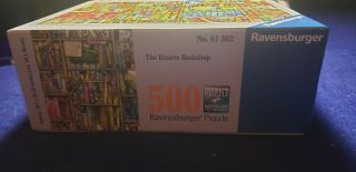 Ravensburger The Bizarre Bookshop 500 Piece Jigsaw Puzzle Complete 2