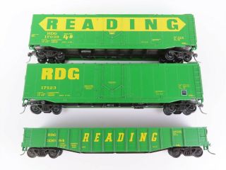 Ho Scale Athearn 2307 3 - Pack Of Rdg Reading 2 - 40 