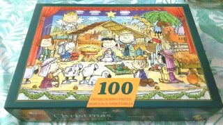 Springbok Peanuts Merry Christmas Everyone 100 Piece Puzzle Complete