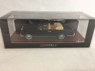 1/43 Truescale Miniatures Tsm 1971 Rolls - Royce Corniche Convertible,  Black