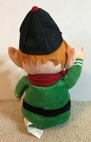 Gemmy Animated Rapping Notorious Elf Singing Dancing Plush Elf 3