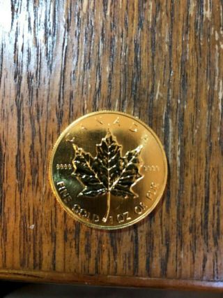 1983 Canada Gold Maple Leaf - 1 Oz - $50