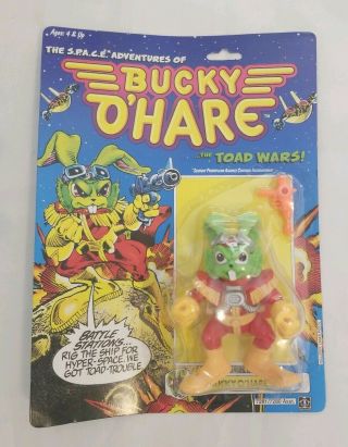 Vintage 1990 Hasbro S.  P.  A.  C.  E.  Toad Wars Bucky O 