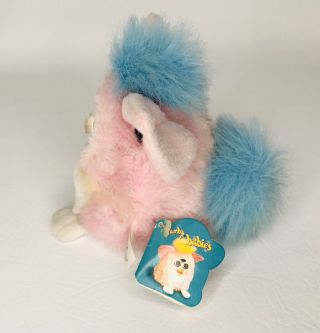 Furby Babies Pink Blue Hair Tiger Electronics VTG 1999 70 - 940 Tag 3