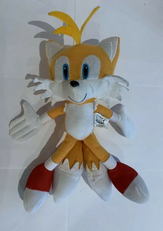 Sega,  Sonic The Hedgehog,  Miles Tails Plush,  10”,  Stuffed Animal,  Official