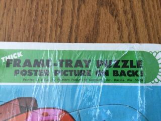Whitman’s Extra Thick Tray Puzzle,  Bugs Bunny & Porky Pig,  Poster Back VTG 1977 2