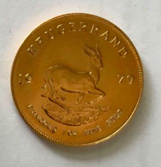 Gold 1 Ounce South African Krugerand 1979