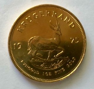 Gold 1 Ounce South African Krugerand 1975