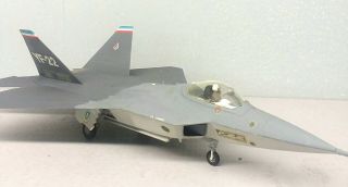 1:72 Built Scale Plastic Model Airplane Lockheed Martin Yf - 22 Raptor