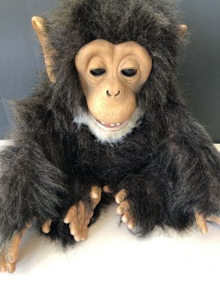 Furreal Friends Monkey Cuddle Chimp Chimpanzee Interactive Plush Hasbro Toy
