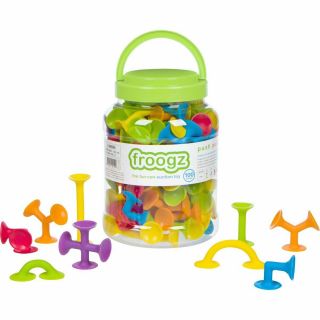 Froogz - 100 Piece Suction Toy Construction Set | Educational Building Kit