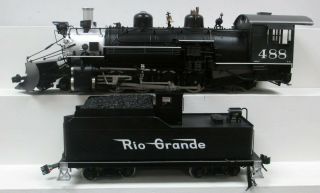 Accucraft Al88 - 234 1:20.  3 Scale D&rgw K36 2 - 8 - 2 Steam Locomotive And Tender 488