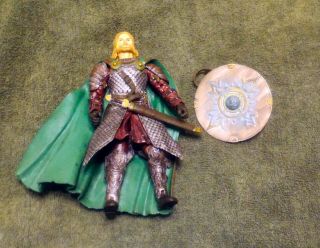 Loose Complete Lord Of The Rings Action Figure Gamling In Rohan Armor