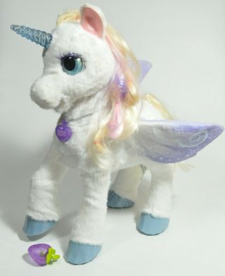Furreal Friends Starlily My Magical Unicorn Horse Interactive Toy W/ Sugerberry
