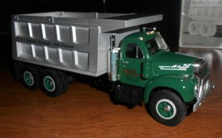 First Gear Diecast 1:34 Scale B Mack Dump Truck - Allied Aggregate