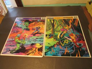 Vintage He - Man - Masters Of The Universe - Frame Tray Puzzles - Set Of 2