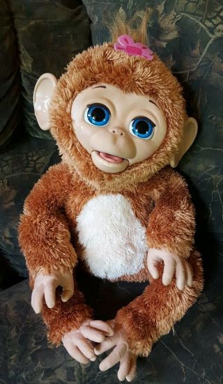 2012 Furreal Friends Monkey,  " Cuddles ",  Interactive,  Cute,  Great