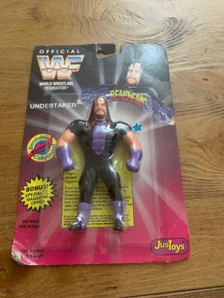 Wwe Wwf The Undertaker Justoys Bend - Ems Series 2 Moc Wrestling Action Figure