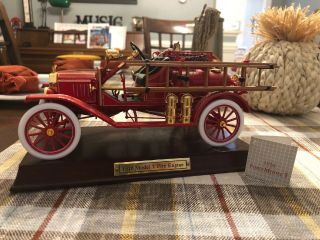 Franklin 1916 Ford Model T Fire Engine Red Truck 1:16 Scale Diecast Model